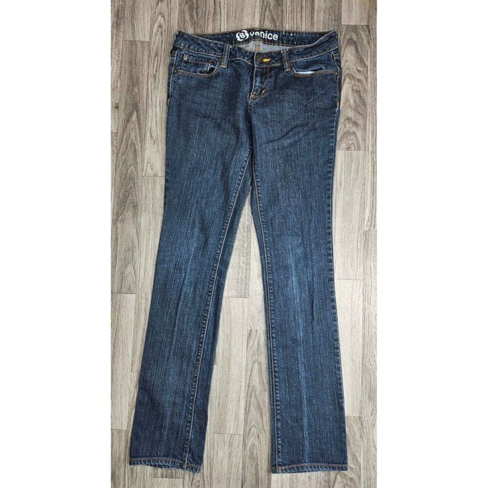 Bullhead Juniors Size 5 Long‎ Venice Pockets Skinny Denim Blue Jeans